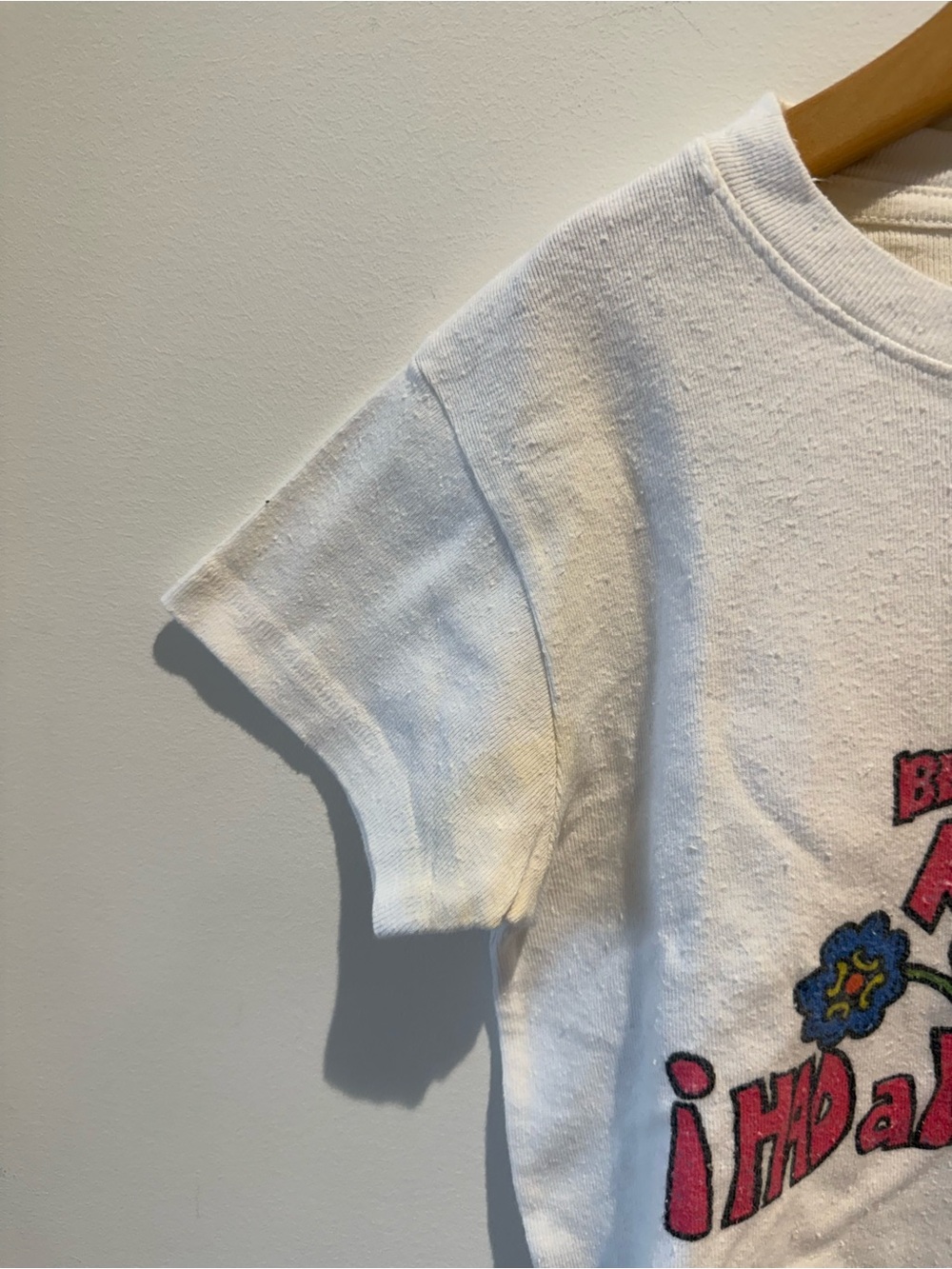 ERL 'Be Nice to Me' Cropped Tee size Small (approx) - Picture 4 of 7